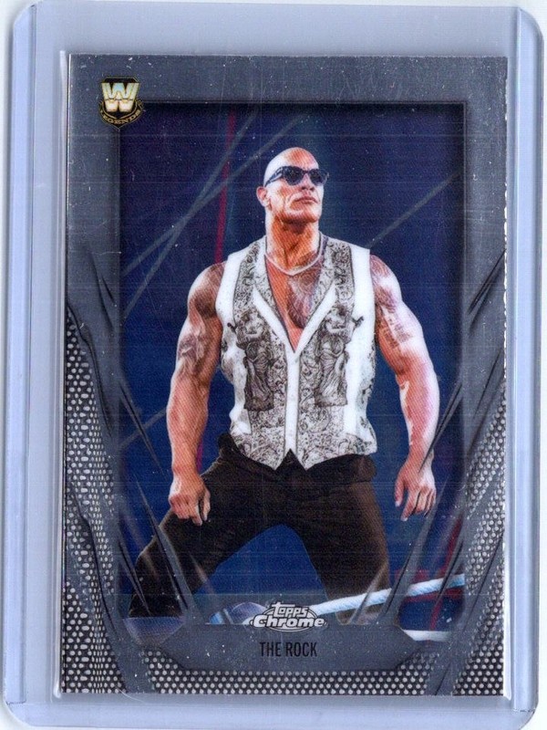 2026 Topps Chrome WWE #1 The Rock