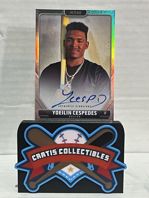 2024 PULSE YOEILIN CESPEDES AUTO ON CARD A-YCE
