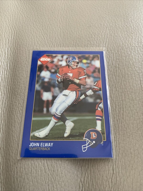 1992 COLLECTORS EDGE FOOTBALL #TS1 JOHN ELWAY BLUE SPECIAL EDITION
