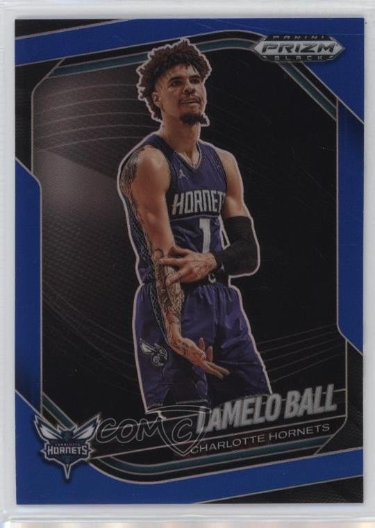 2024-25 Panini Prizm Black Blue Prizm 150/199 LaMelo Ball #26 09p1
