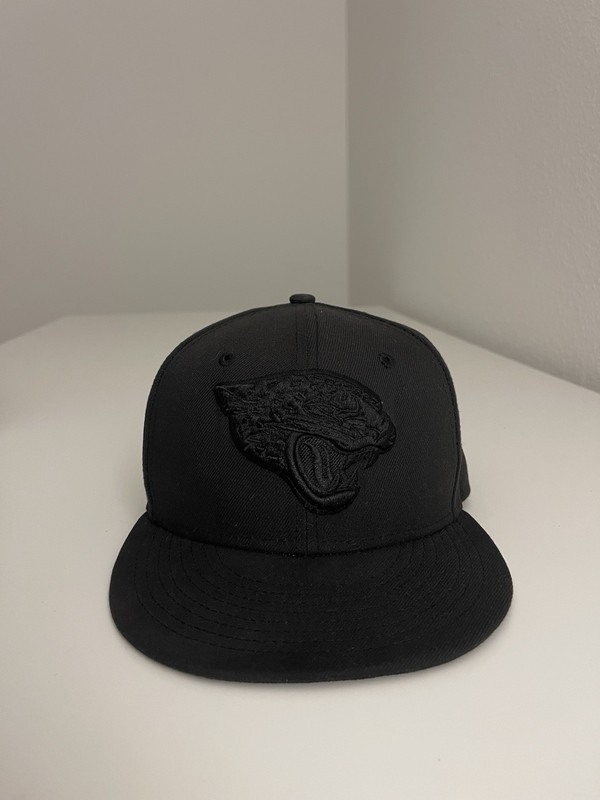 New Era 9Fifty Jacksonville Jaguars Black On Black Snapback Hat NFL Football
