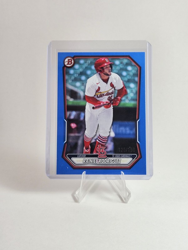 2026 Bowman- Rainiel Rodriguez #BP-54 True Blue Parallel /150