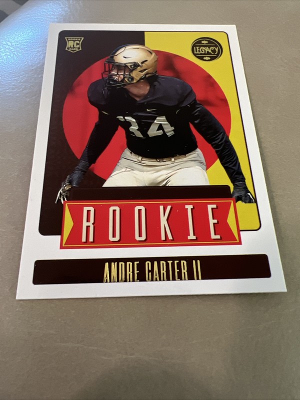 2023 PANINI LEGACY ANDRE CARTER II BASE ROOKIE CARD ARMY MINNESOTA VIKINGS NFL