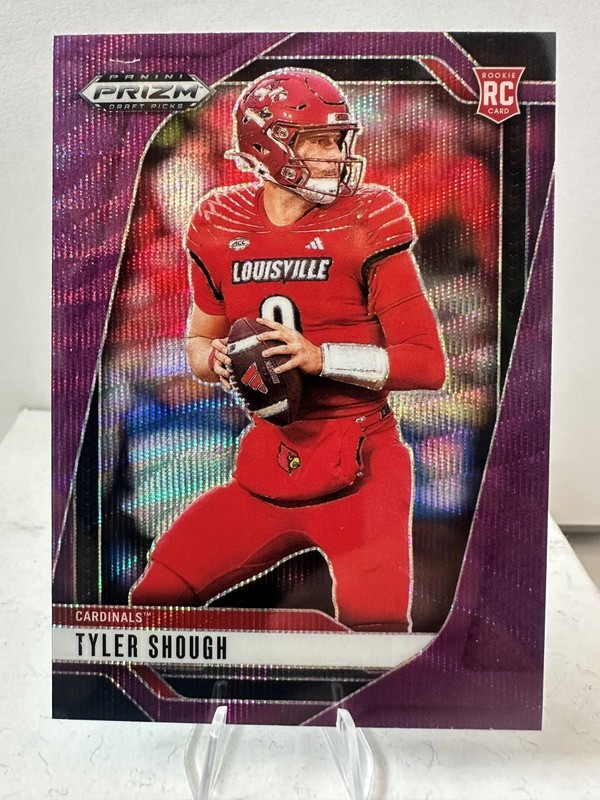 2025 Panini Prizm Draft Picks Tyler Shough #49 Purple Prizm RC