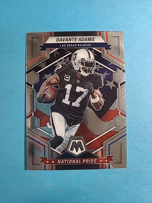 Davante Adams 2023 Panini Mosaic National Pride Football Card # 266 J4253