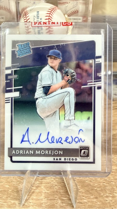 2020 Panini Donruss Optic – Rated Rookie Signatures Adrian Morejon #RRS-AM (AU,