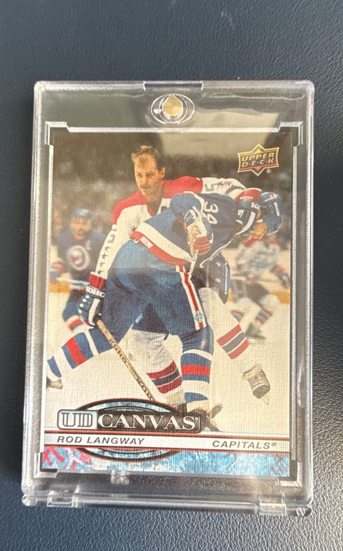 2025-26 Upper Deck Series 2 – Ud Canvas Retired Rod Langway #C-245