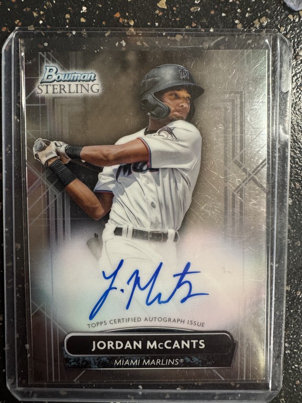 2022 Bowman Sterling – Prospect Autographs Jordan McCants #PA-JM (AU, RC)