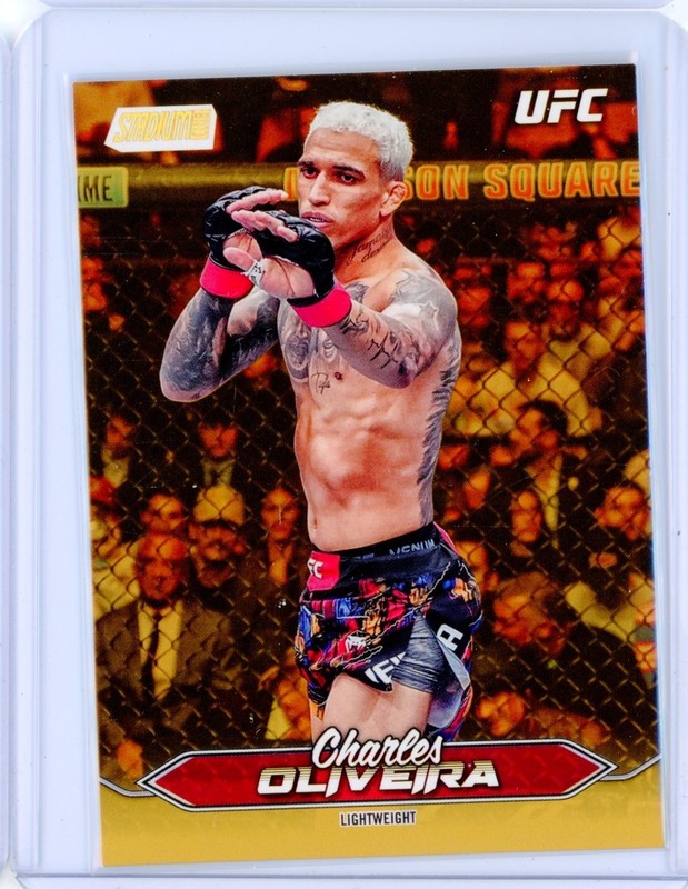 2025 Topps Stadium Club CHARLES OLIVEIRA #36 Gold Foil Parallel SP
