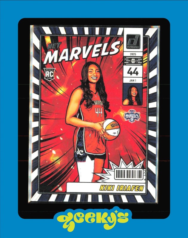 2025 Donruss WNBA Kiki Iriafen #16 Net Marvels Washington Mystics 29D
