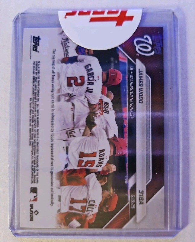🔥 JAMES WOOD RC - ON-CARD AUTO /10! 🔥 2025 TOPPS NOW Redemption ⭐️ Sealed gallery