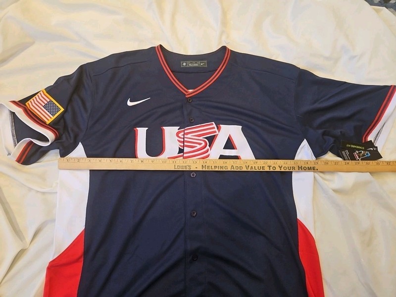 NEW USA Orioles HENDERSON #11 MLB Baseball Jersey Size XXL Navy Red White