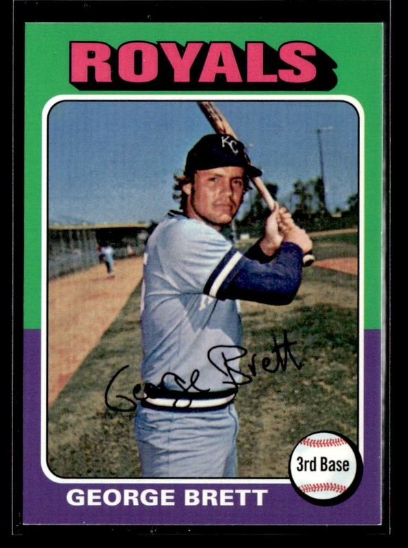 2019 Topps Iconic Card Reprints #ICR-43 George Brett A160