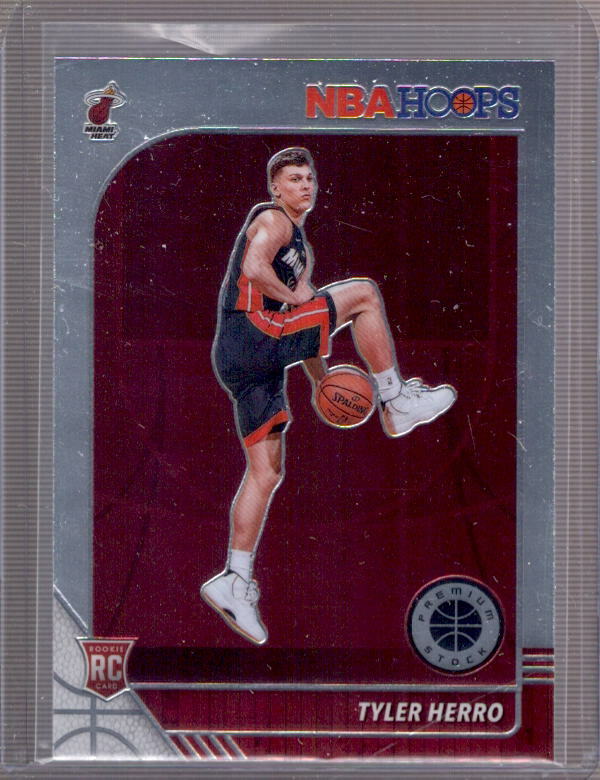 TYLER HERRO 2019-20 NBA Hoops Premium Stock #210 Photo Variation Rookie RC Qty